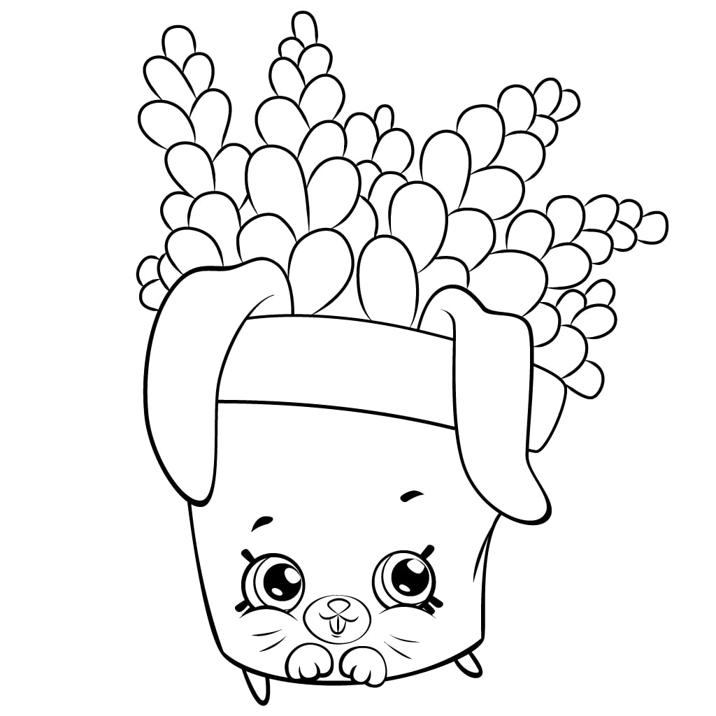 Freda Fern Shopkin Coloring Game Freda Fern Shopkin