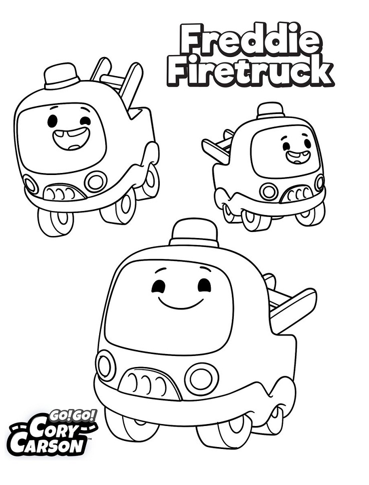 Freddie Firetruck from Go! Go! Cory Carson