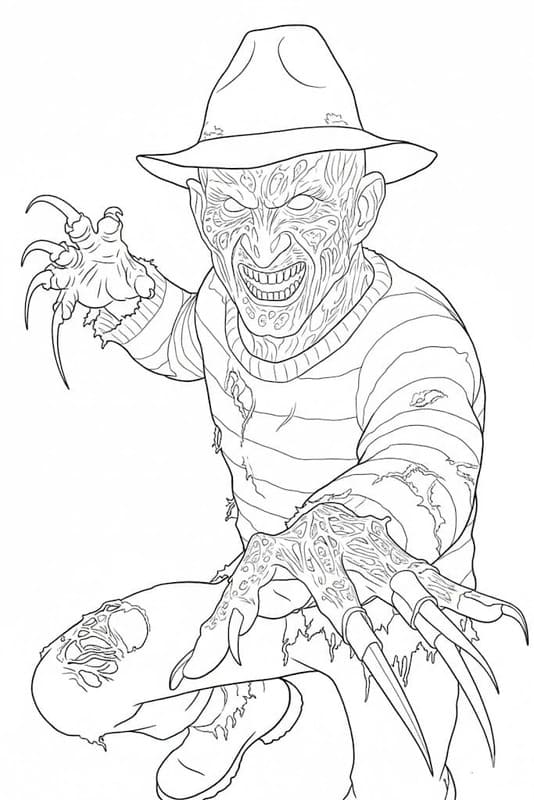 Freddy Krueger Free Printable