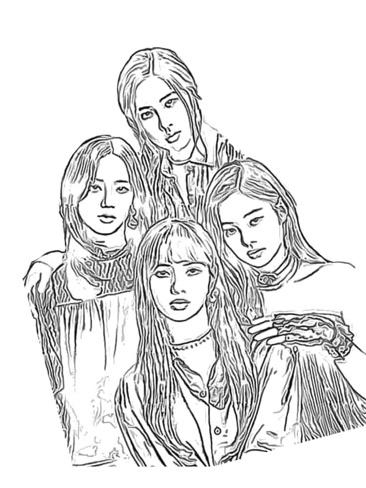 Free Blackpink Coloring Game Free Blackpink