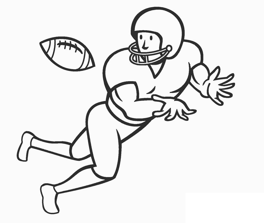 Free Football Player Coloring Game Free Football Player