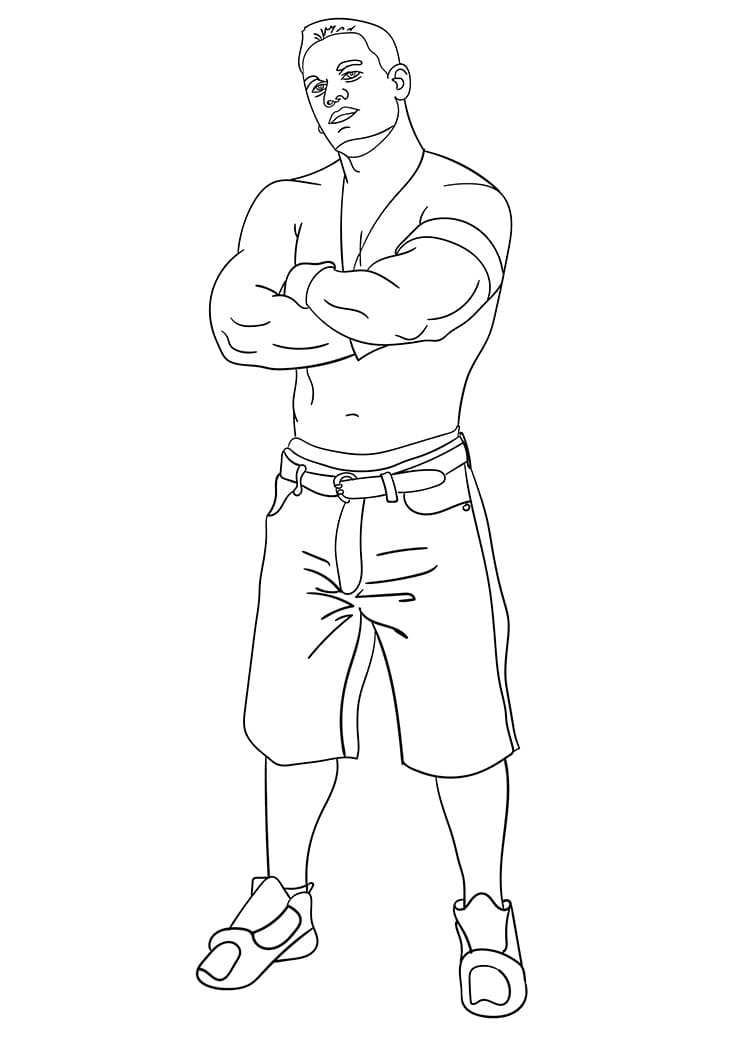 Free John Cena Coloring Game Free John Cena