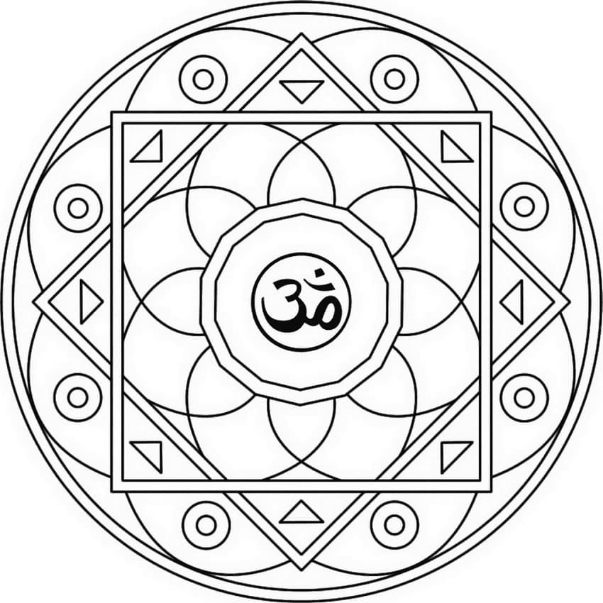 Free Om Mandala