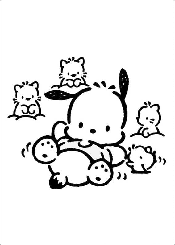 Free Pochacco Coloring Game Free Pochacco