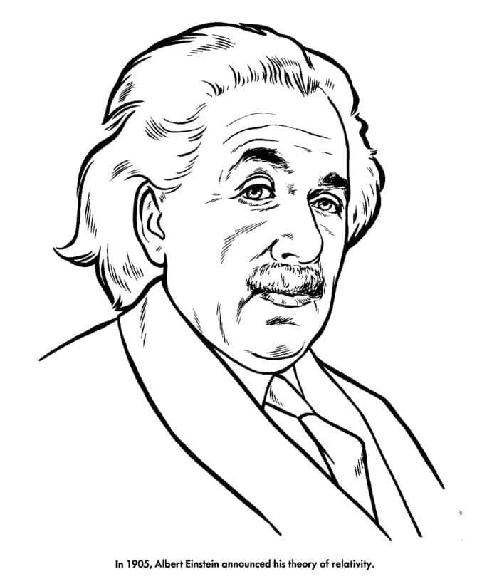 Free Printable Albert Einstein Coloring Game Free Printable Albert Einstein