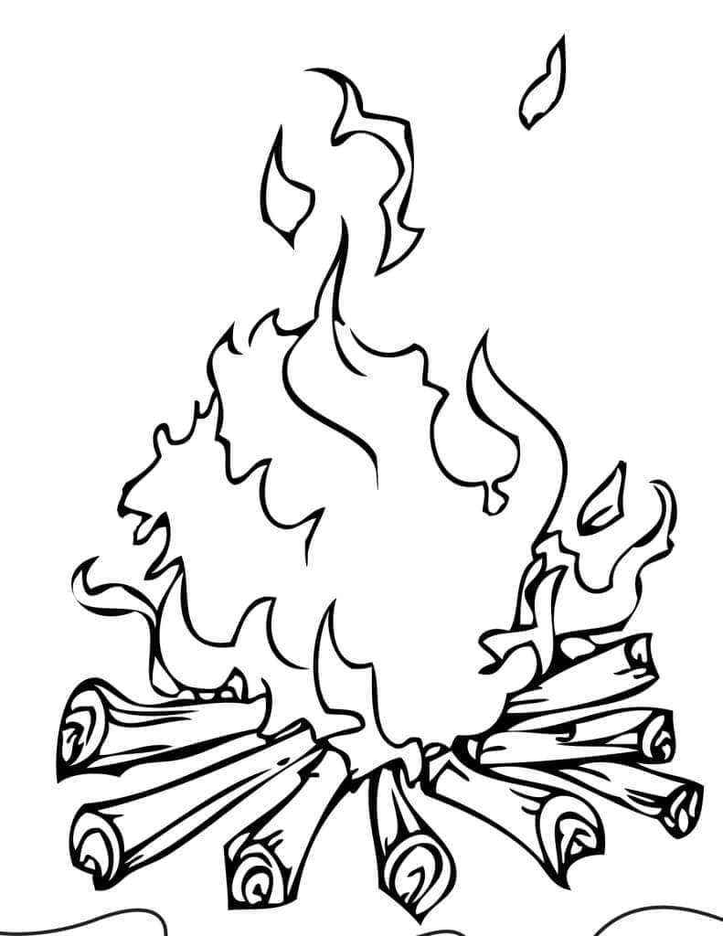 Free Printable Bonfire