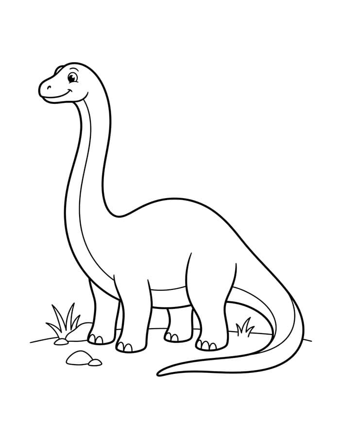Free Printable Brontosaurus