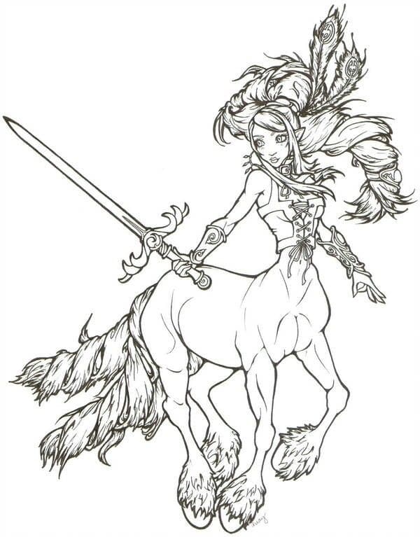 Free Printable Centaur