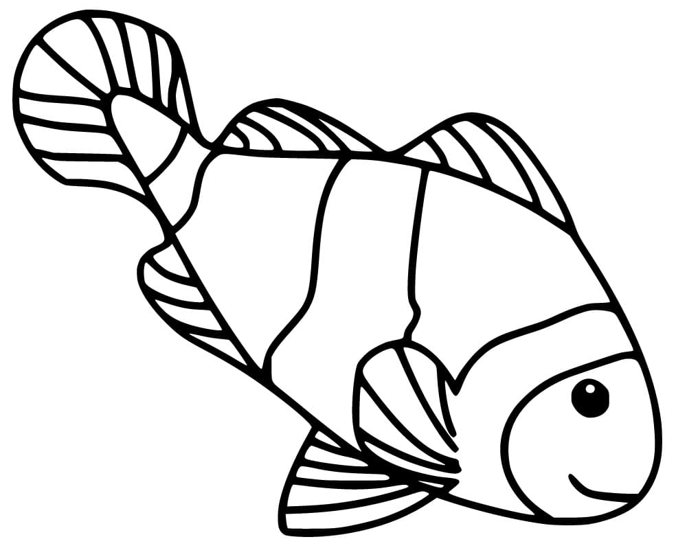 Free Printable Clownfish Coloring Game Free Printable Clownfish