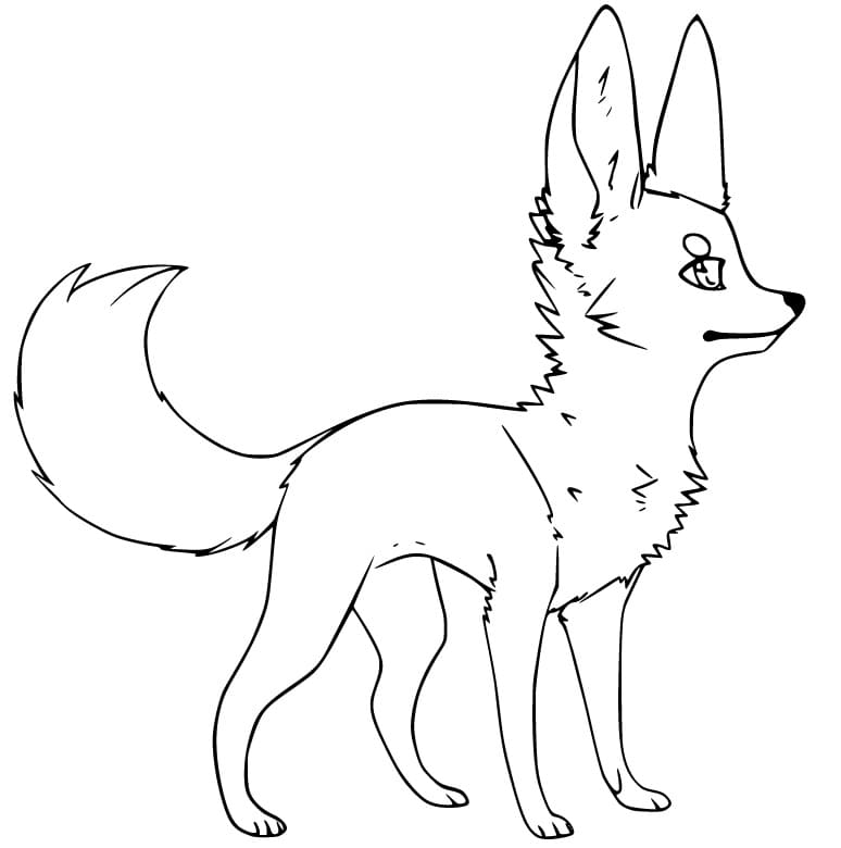 Free Printable Fennec Fox