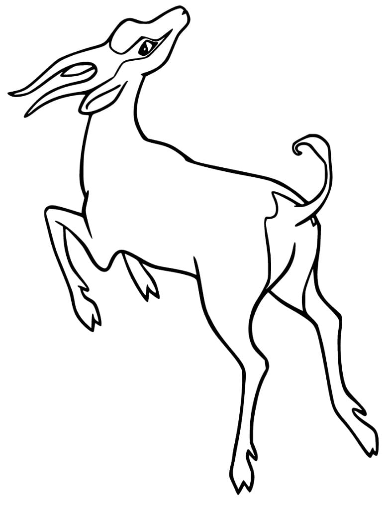 Free Printable Gazelle