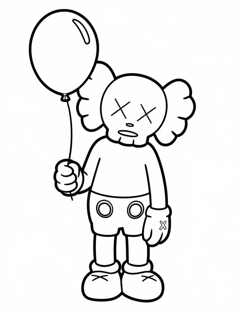 Free Printable Kaws Coloring Game Free Printable Kaws