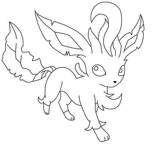 Free Printable Leafeon