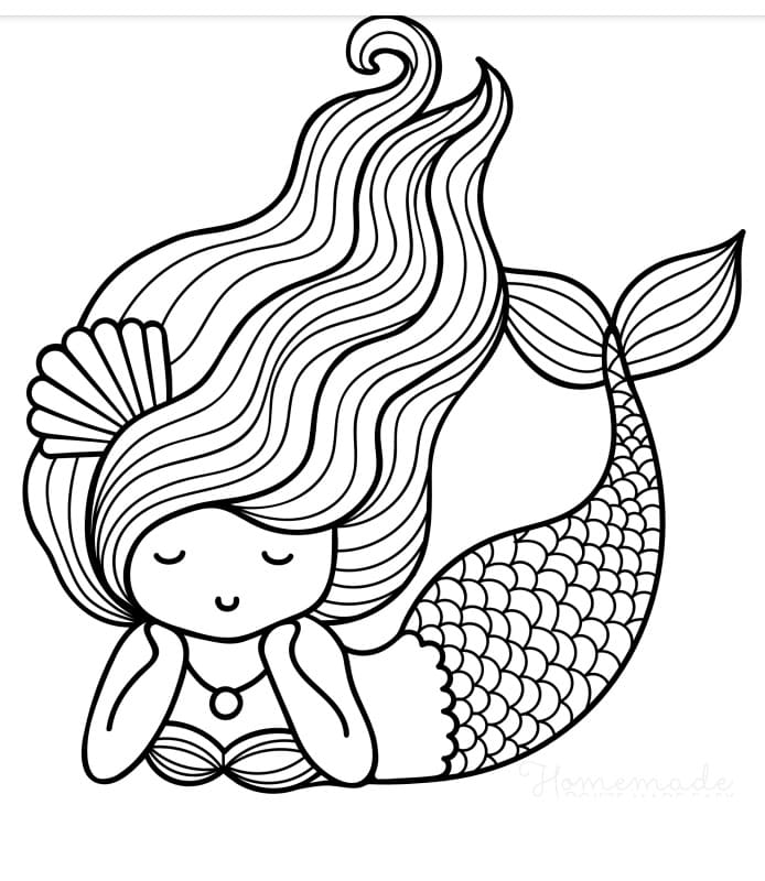 Free Printable Mermaid