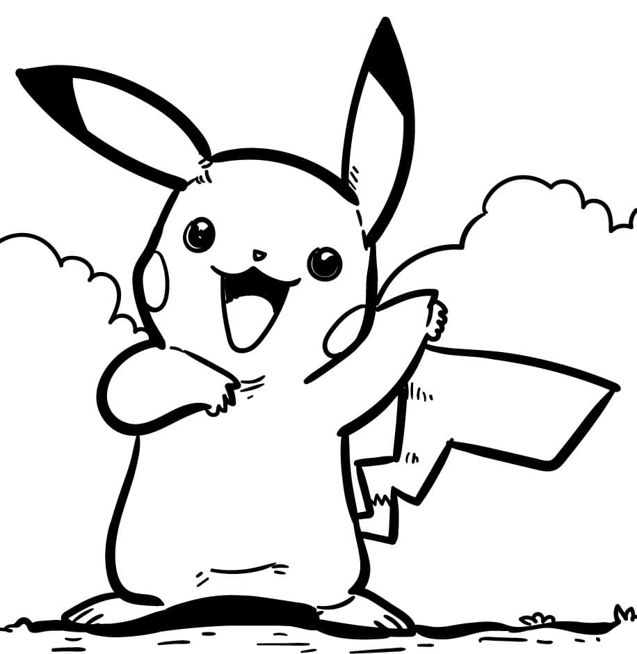 Free Printable Pikachu