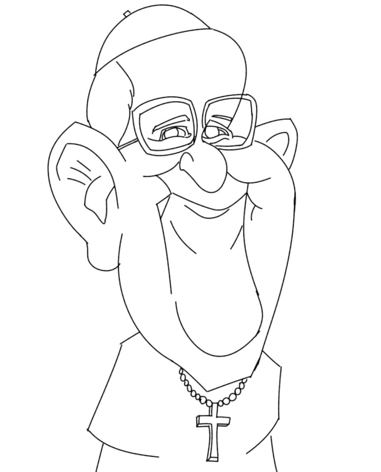 Free Printable Pope Francis Coloring Game Free Printable Pope Francis