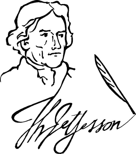 Free Printable President Thomas Jefferson