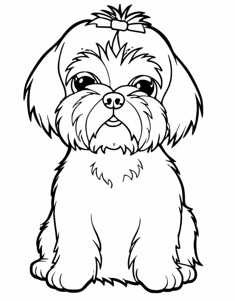 Free Printable Shih Tzu