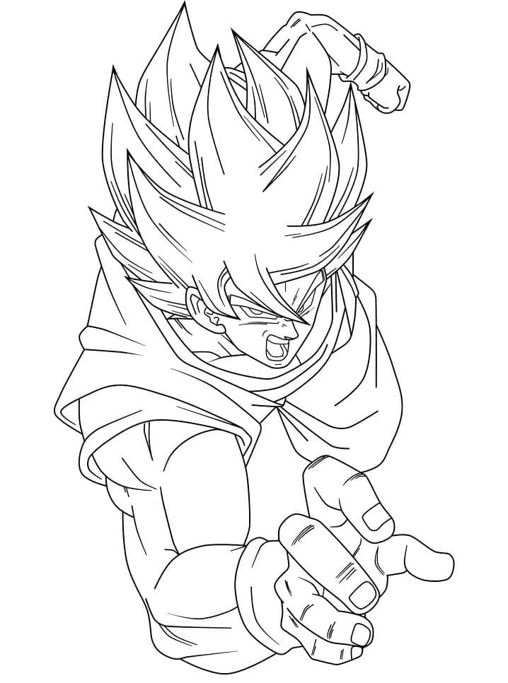 Free Printable Son Goku