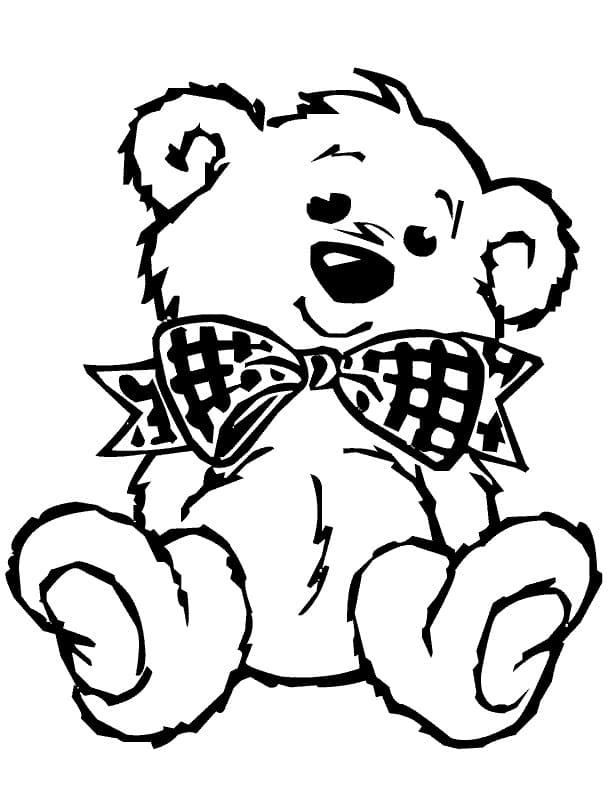Free Printable Teddy Bear Coloring Game Free Printable Teddy Bear