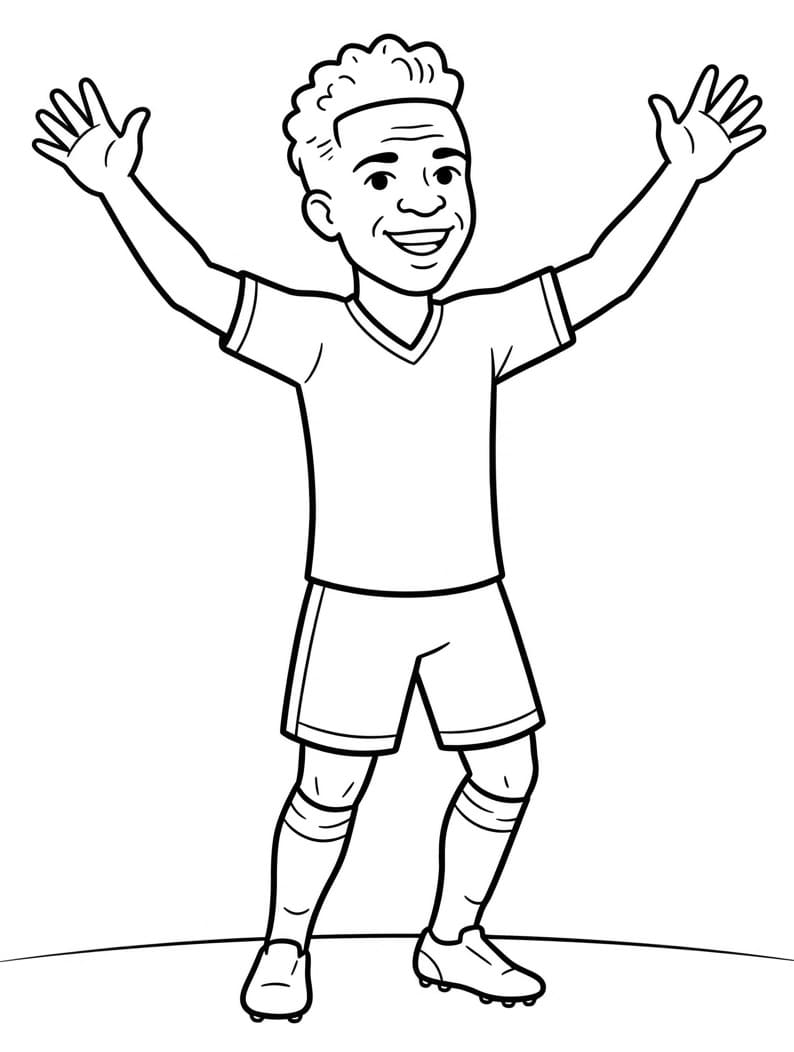 Free Printable Vinícius Júnior