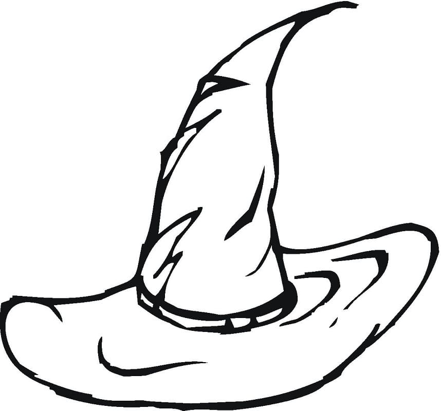 Free Printable Witch Hat Coloring Game Free Printable Witch Hat