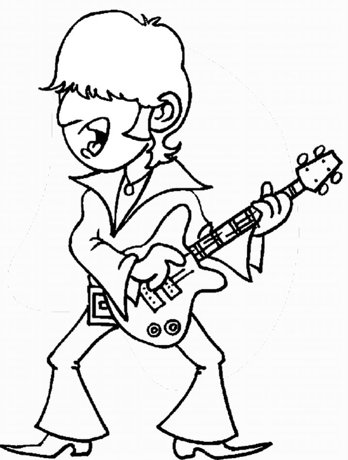 Free Rockstar Coloring Game Free Rockstar