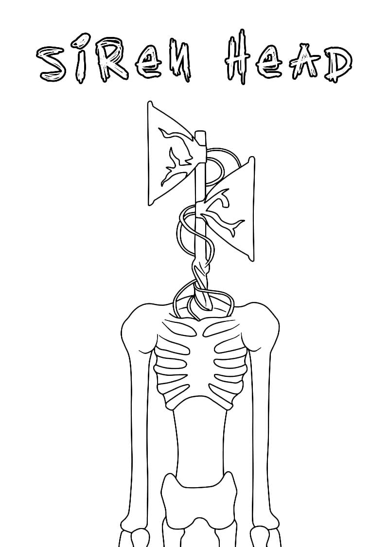 Free Siren Head Coloring Game Free Siren Head