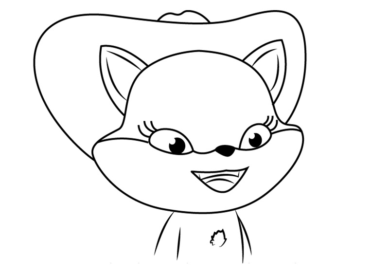 Frida Fox Coloring Game Frida Fox