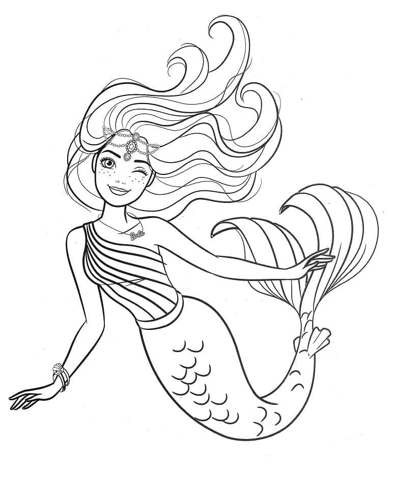 Friendly Barbie Mermaid