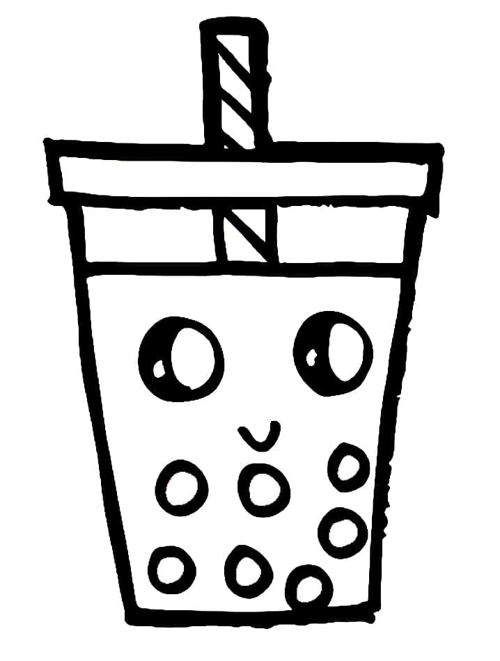 Koala Boba Tea Coloring - Play Free Coloring Game Online