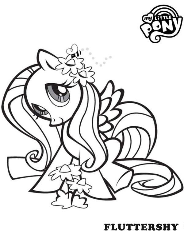 Friendly Fluttershy Coloring Game Friendly Fluttershy