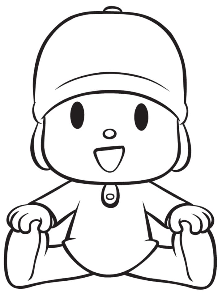 Friendly Pocoyo Coloring Game Friendly Pocoyo