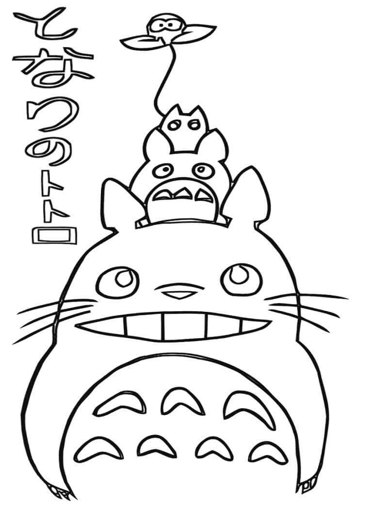 Friendly Totoro 5 Coloring Game Friendly Totoro 5