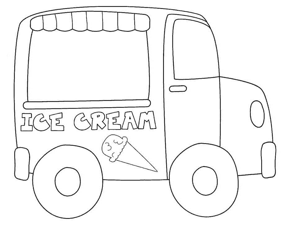 Fun Ice Cream Truck Coloring Game Fun Ice Cream Truck