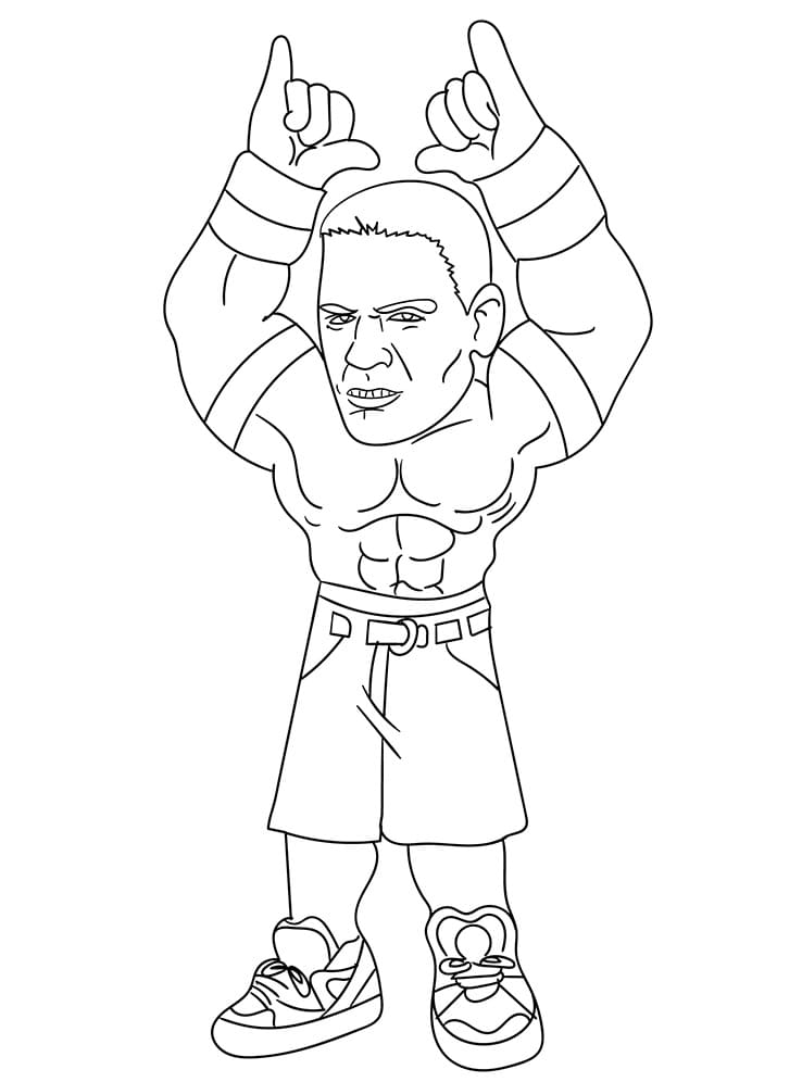 Fun John Cena Coloring Game Fun John Cena