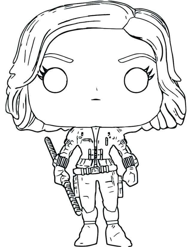 Funko Pop Black Widow Coloring Game Funko Pop Black Widow