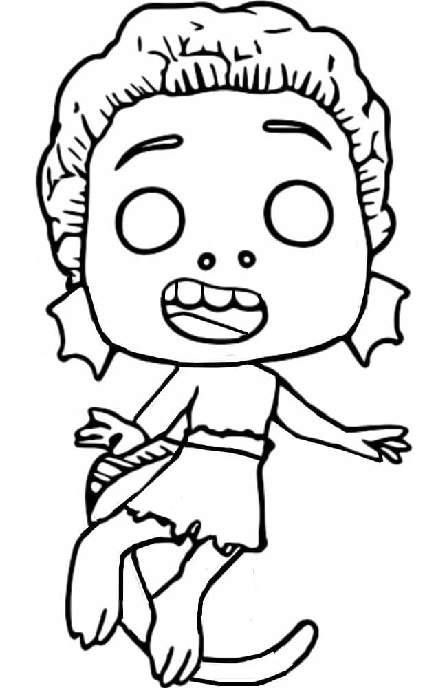 Funko Pop Luca Coloring Game Funko Pop Luca