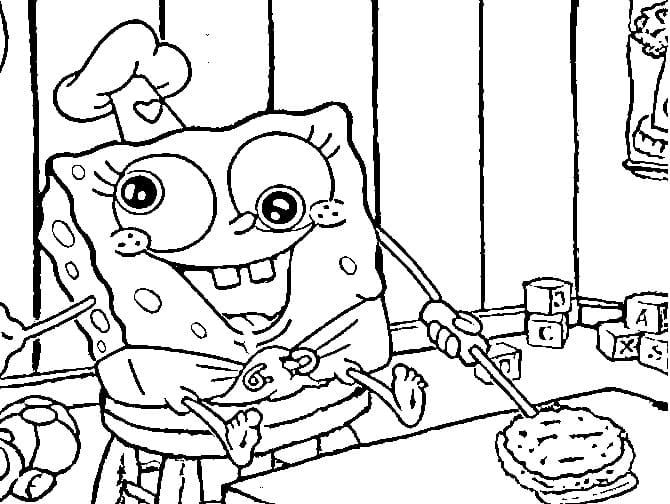 Funny Baby SpongeBob Coloring Game Funny Baby SpongeBob