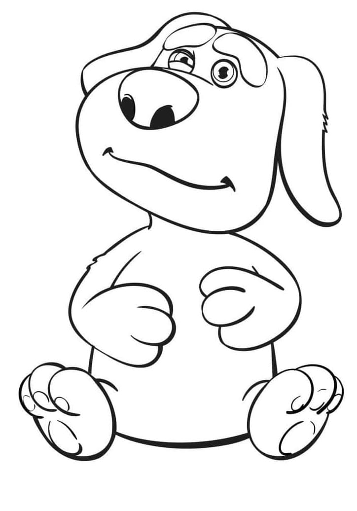 Funny Ben from Talking Tom Coloring Game Funny Ben from Talking Tom