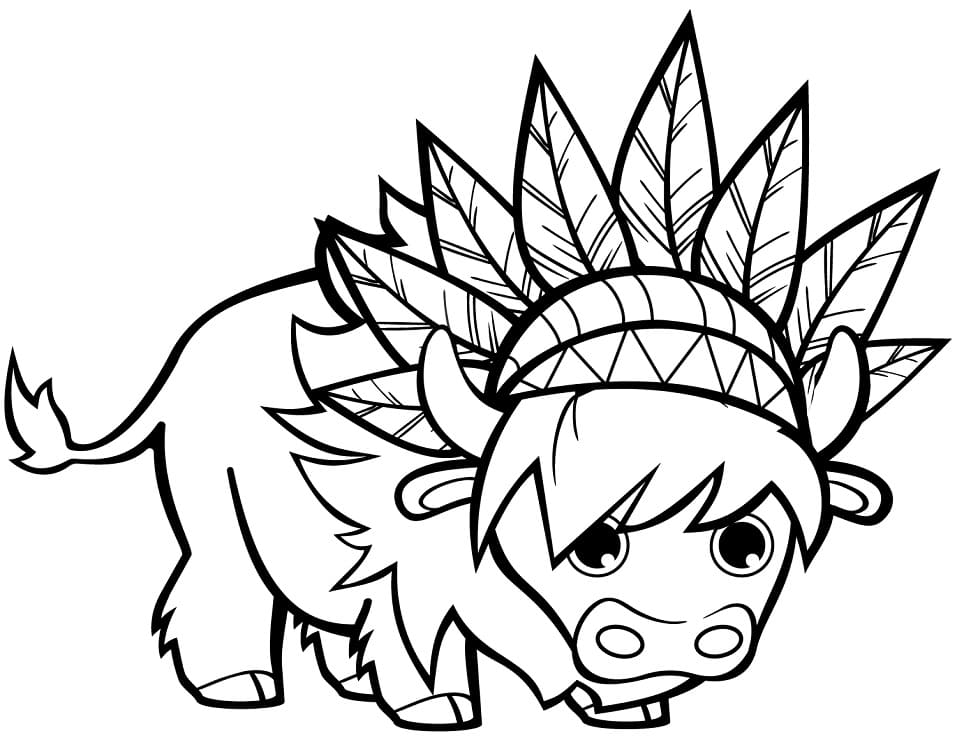 Funny Bison Coloring Game Funny Bison