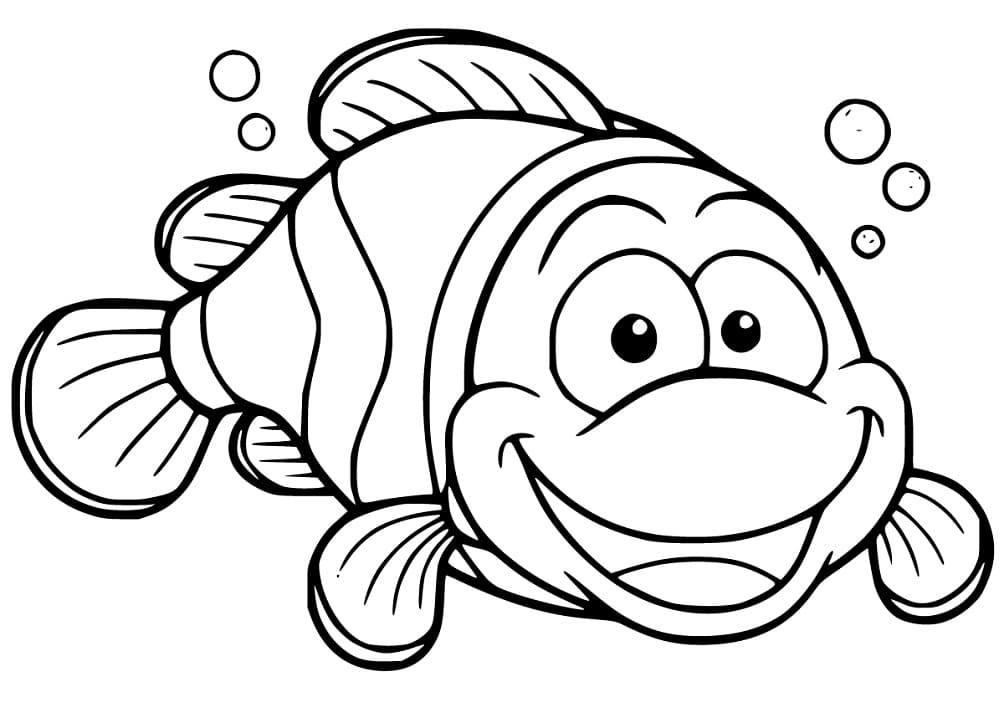 Funny Clownfish Coloring Game Funny Clownfish