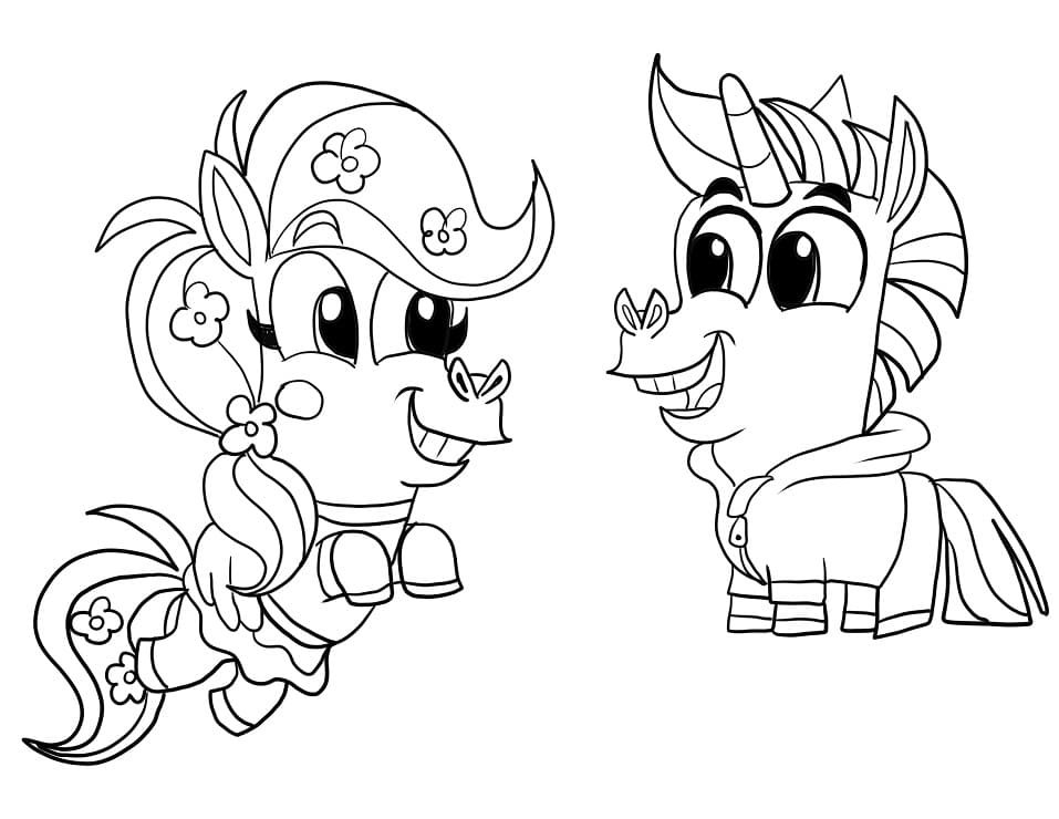 Funny Corn and Peg Coloring Game Funny Corn and Peg