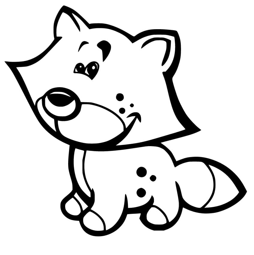 Funny Cute Fox Coloring Game Funny Cute Fox