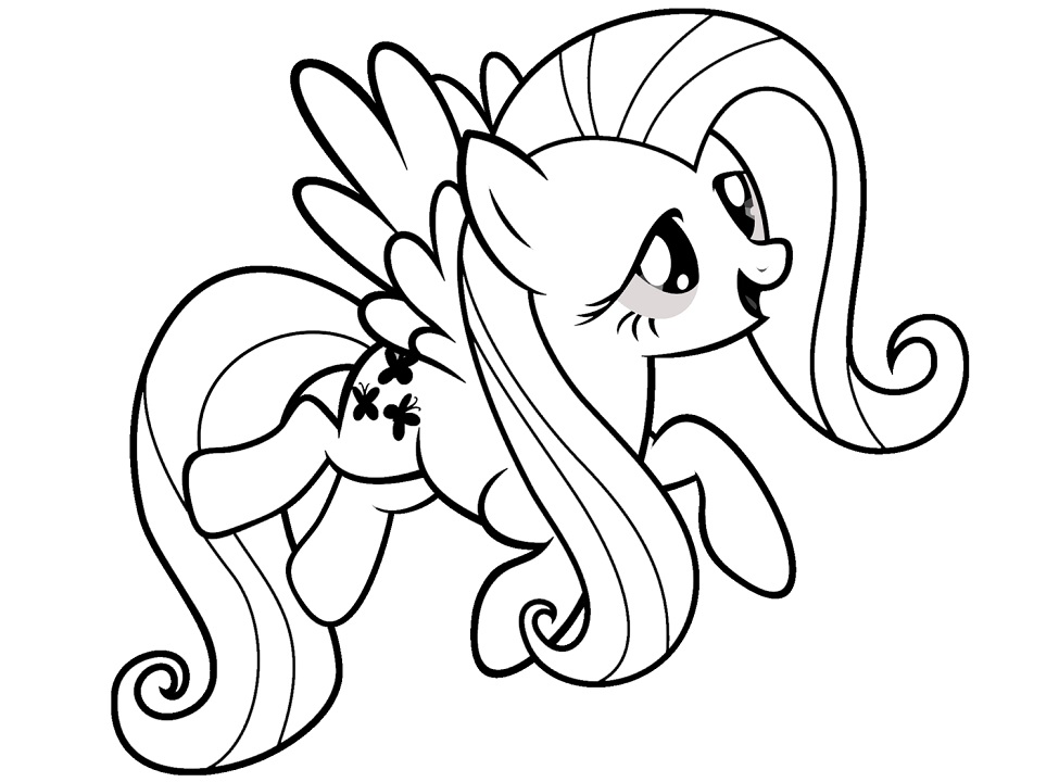 Funny Fluttershy Coloring Game Funny Fluttershy