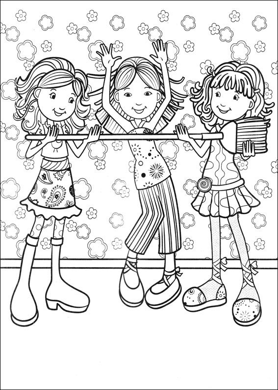 Funny Groovy Girls Coloring Game Funny Groovy Girls