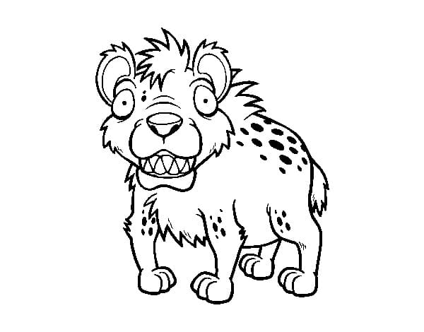 Funny Hyena Coloring Game Funny Hyena