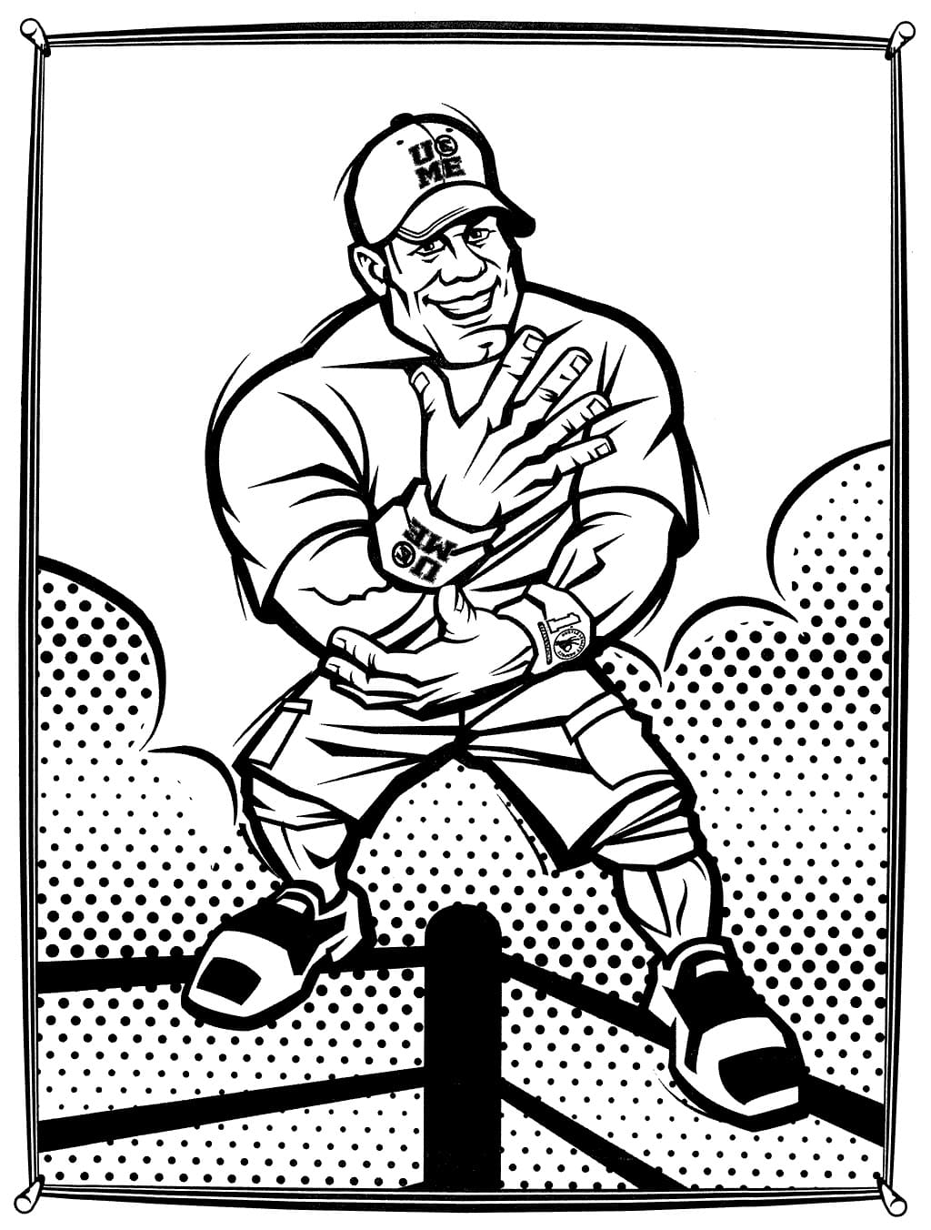 Funny John Cena Coloring Game Funny John Cena