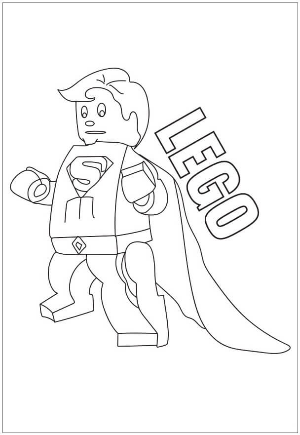 Funny Lego Superman Coloring Game Funny Lego Superman