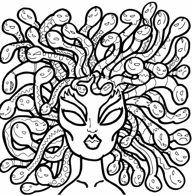Funny Medusa Coloring Game Funny Medusa